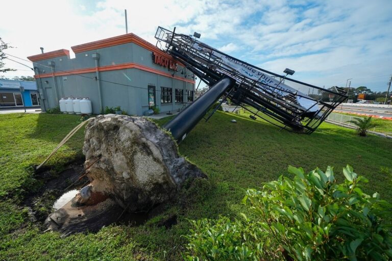 _Hurricane Milton hit _Florida as a Category 3 storm_ causing significant destruction_ five fatalities_ and power outages for over three million customers.⁠_.⁠_🔗Tap the link in bio for mor_2